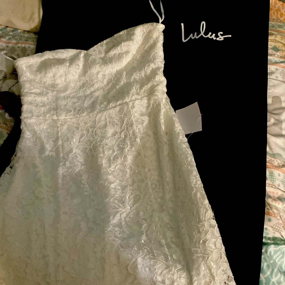 Lulus brand new white dress